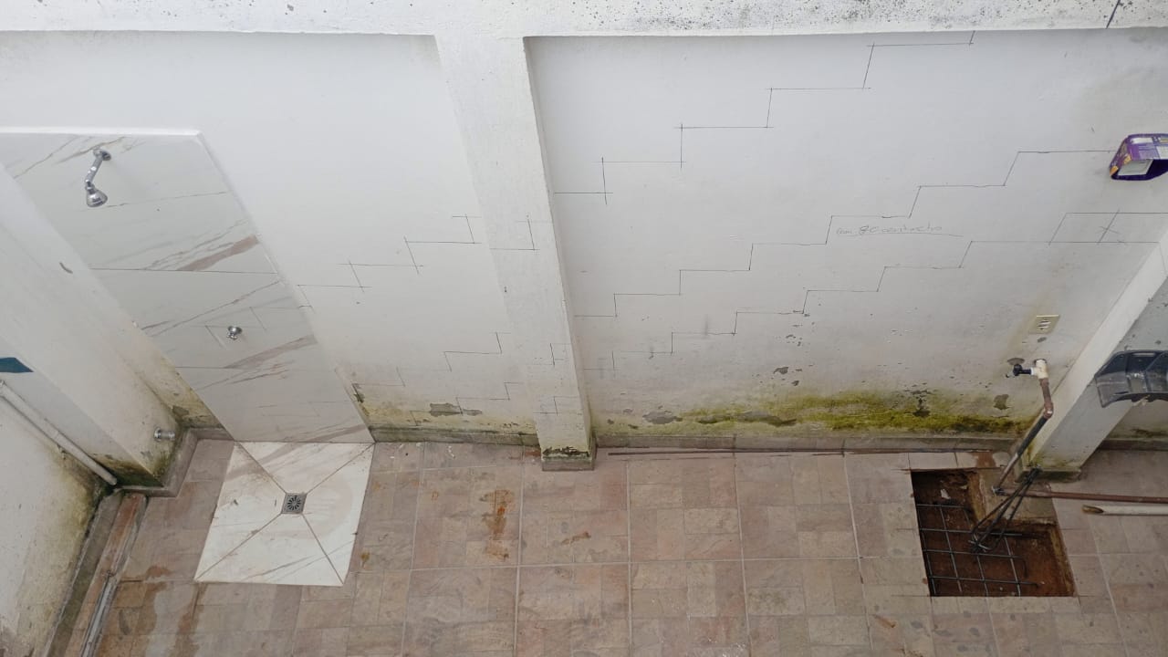 Construção de escada — Marcação